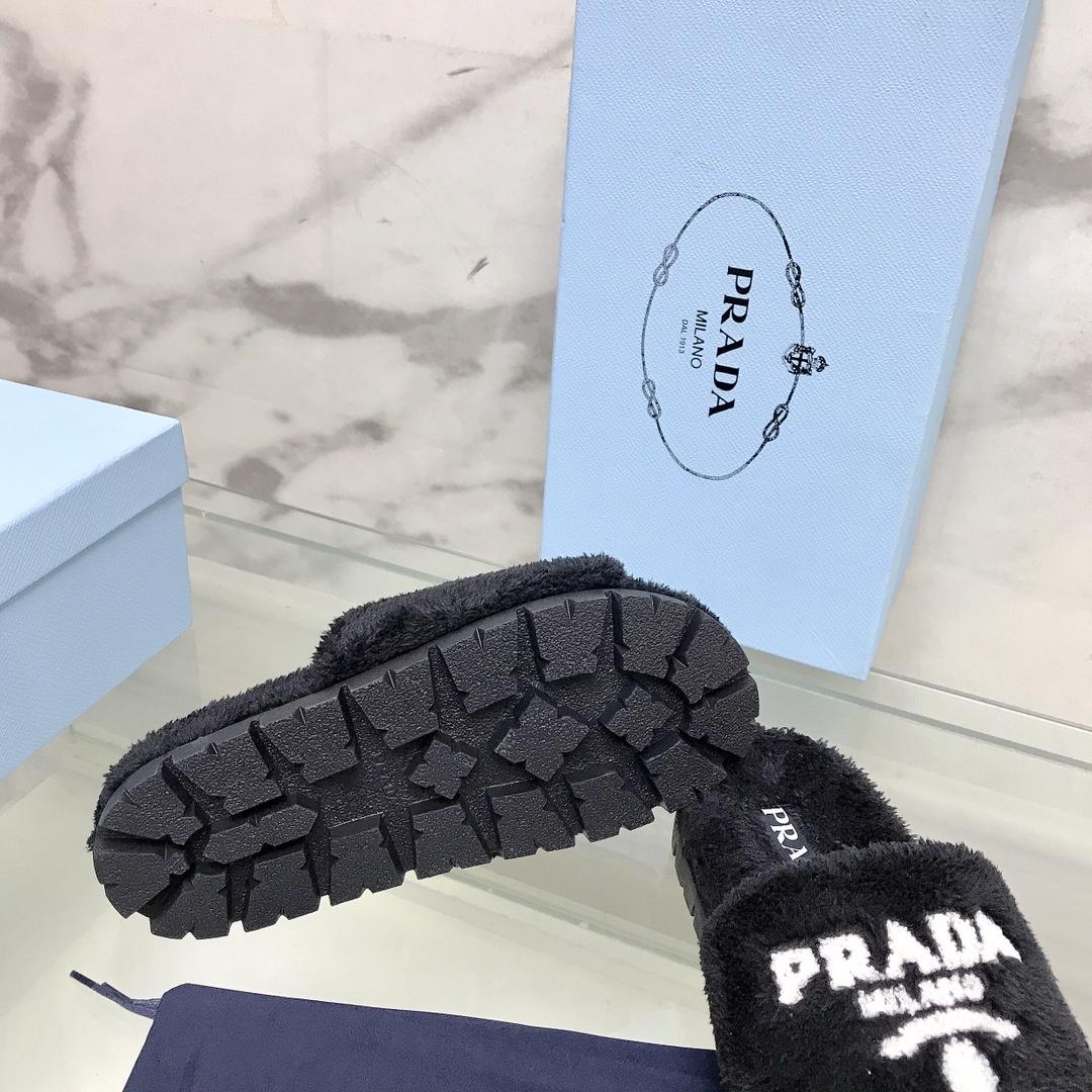 Prada Terry Cloth Slides - DesignerGu