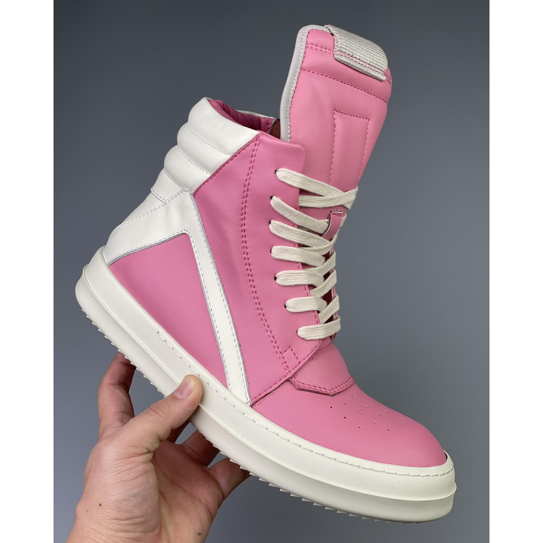 Rick Owens Geobasket High Top Sneakers - DesignerGu