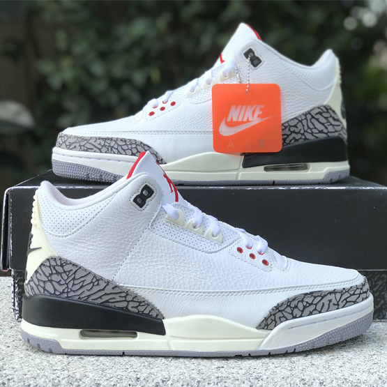 Air Jordan 3 “White Cement Reimagined” Basketball Shoes   DN3707-100 - DesignerGu