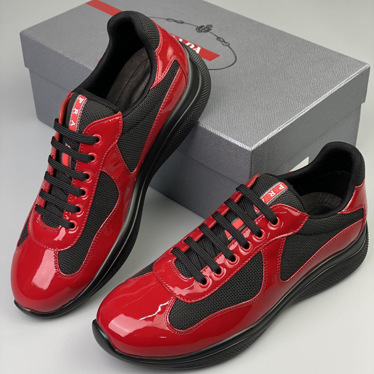 Prada Male America's Cup Sneaker  - DesignerGu