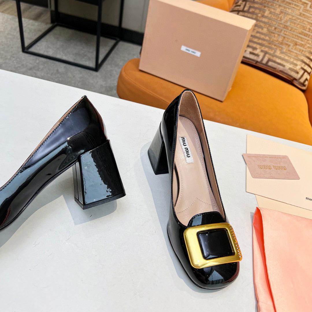 Miu Miu Patent Leather Pumps - DesignerGu