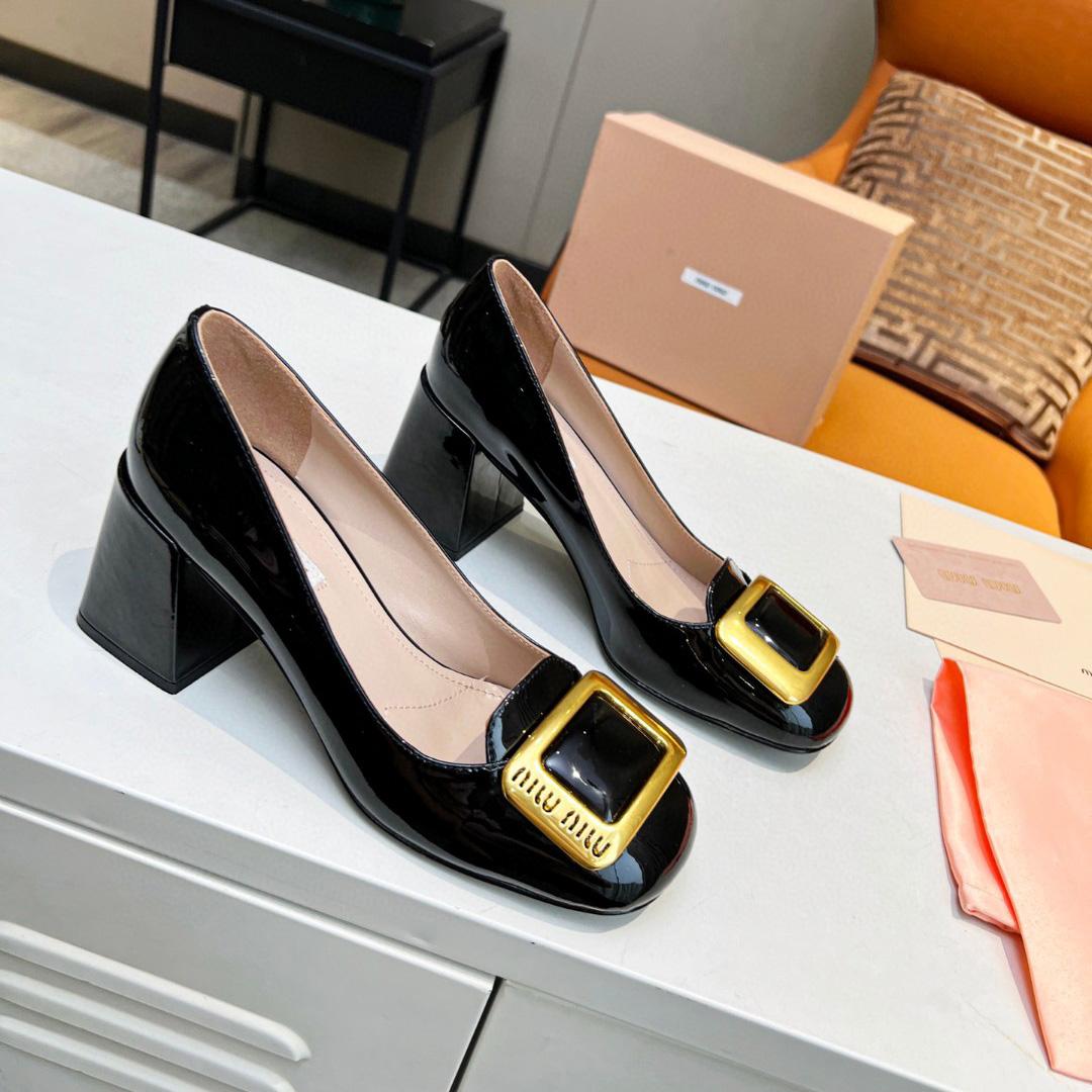 Miu Miu Patent Leather Pumps - DesignerGu