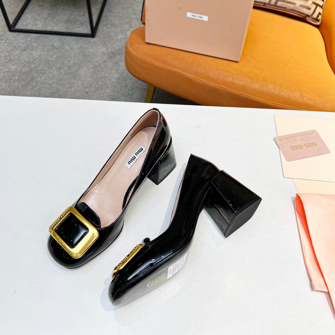 Miu Miu Patent Leather Pumps - DesignerGu