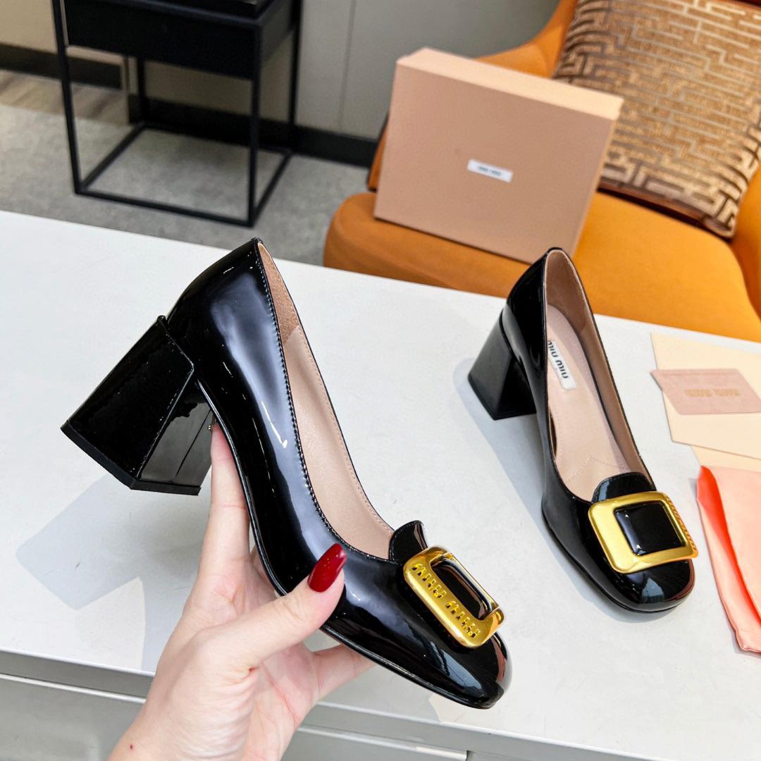 Miu Miu Patent Leather Pumps - DesignerGu