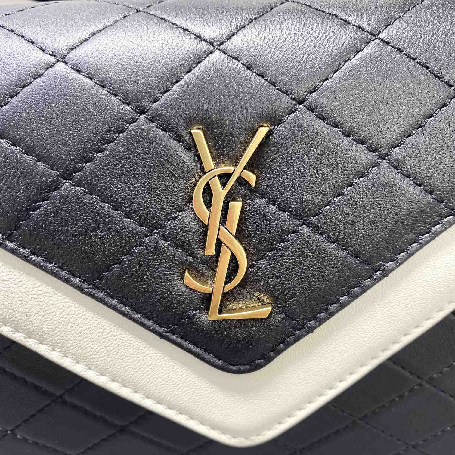 Saint Laurent Gaby Mini Satchel In Quilted Lambskin - DesignerGu