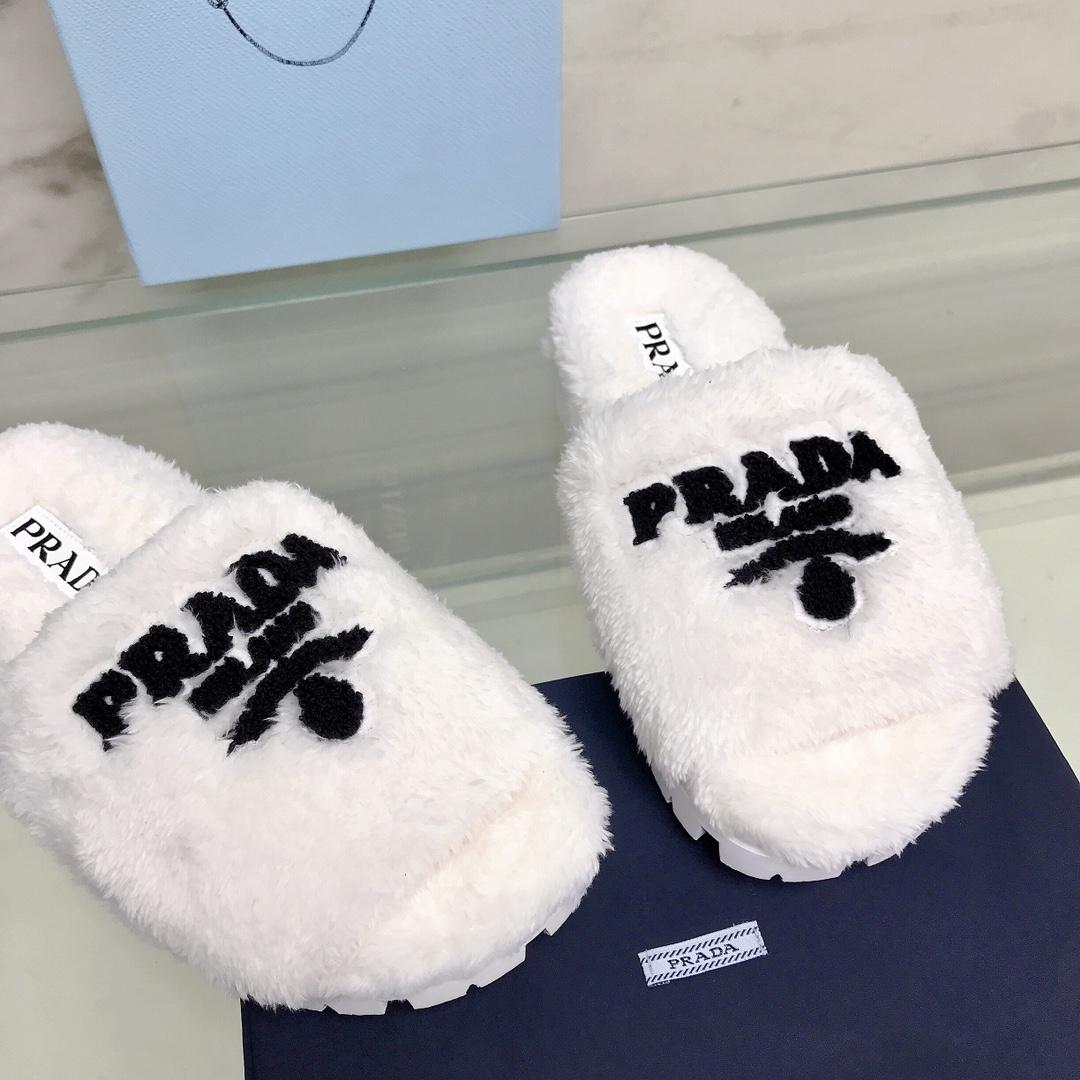 Prada Terry Cloth Slides - DesignerGu