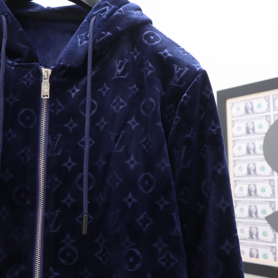 Louis Vuitton Zipped Track Hoodie & Track Pants - DesignerGu