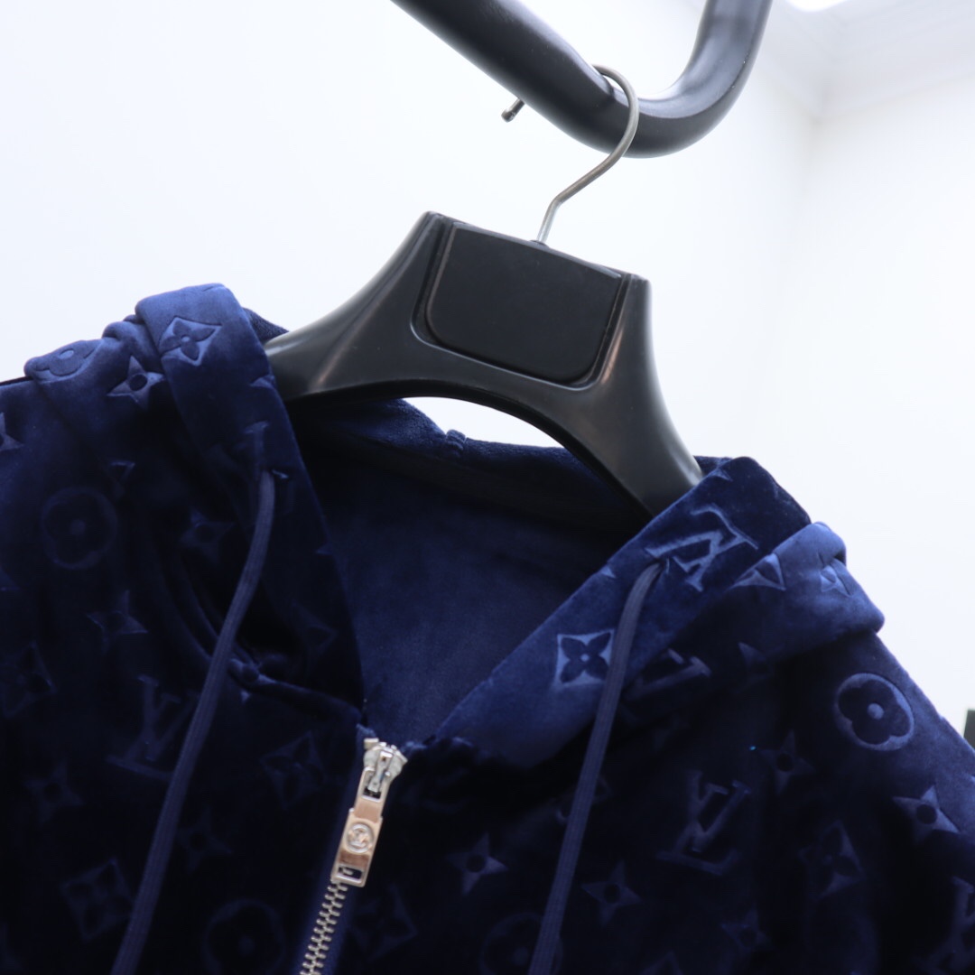 Louis Vuitton Zipped Track Hoodie & Track Pants - DesignerGu