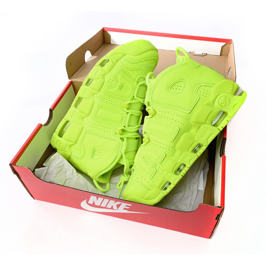 Air More Uptempo Fluorescent Green Sneaker     DX1790-700  - DesignerGu