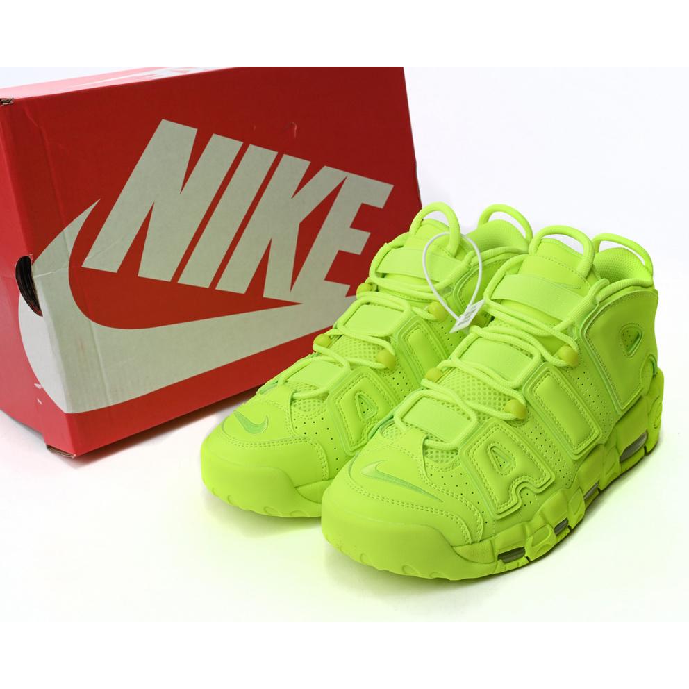 Air More Uptempo Fluorescent Green Sneaker     DX1790-700  - DesignerGu