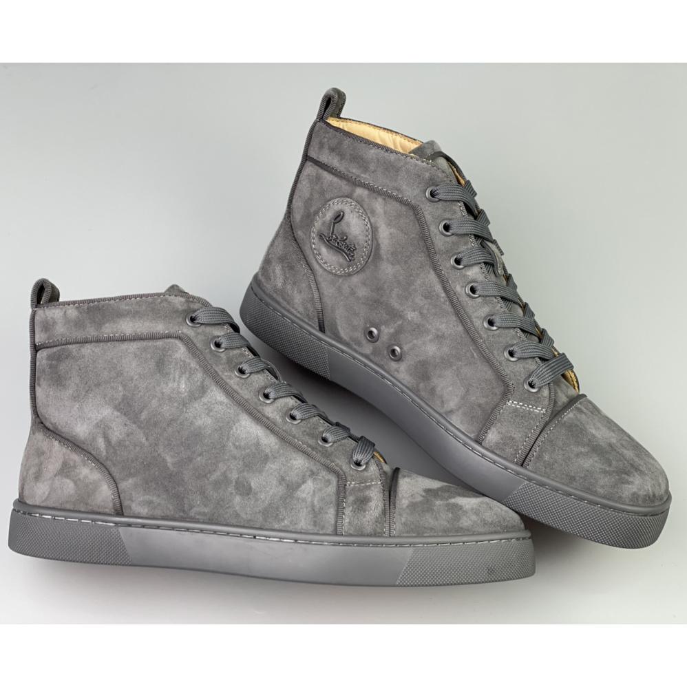 Christian Louboutin Louis Junior High-Top Sneaker - DesignerGu