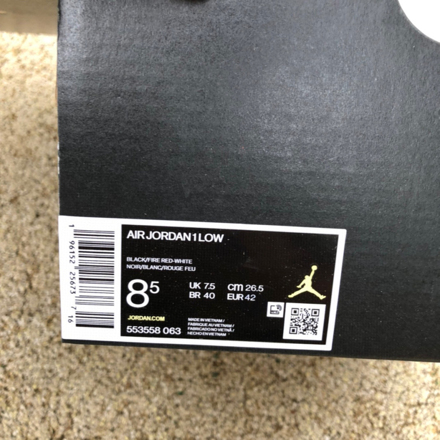 Air Jordan 1 Low AJ1 Sneaker   553558-063 - DesignerGu