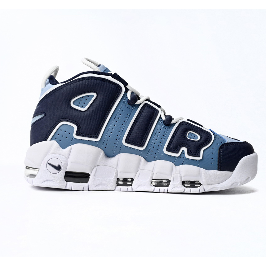 Nike Air More Uptempo Blue and Black Chara Cters Sneaker     415082-404  - DesignerGu