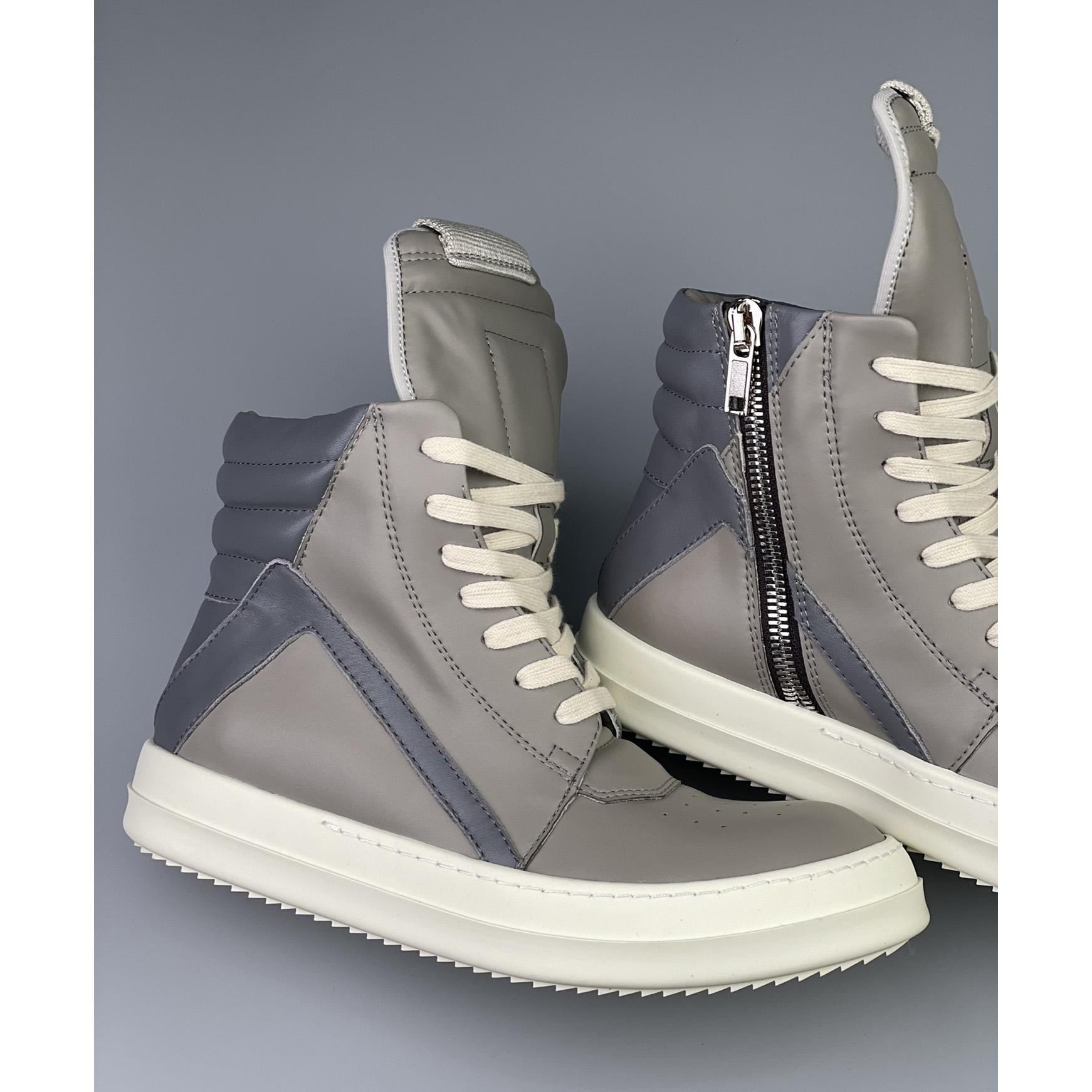 Rick Owens Geobasket High Top Sneakers - DesignerGu