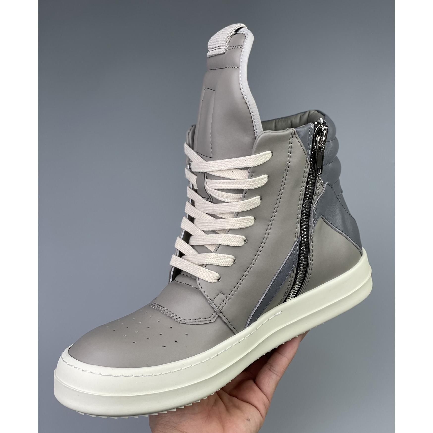 Rick Owens Geobasket High Top Sneakers - DesignerGu