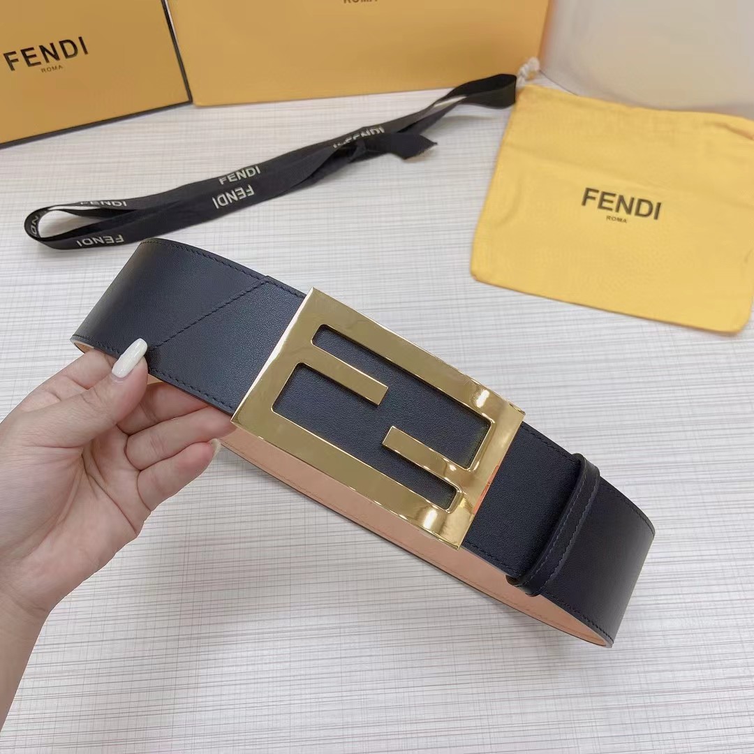 Fendi Leather Belt  60mm - DesignerGu