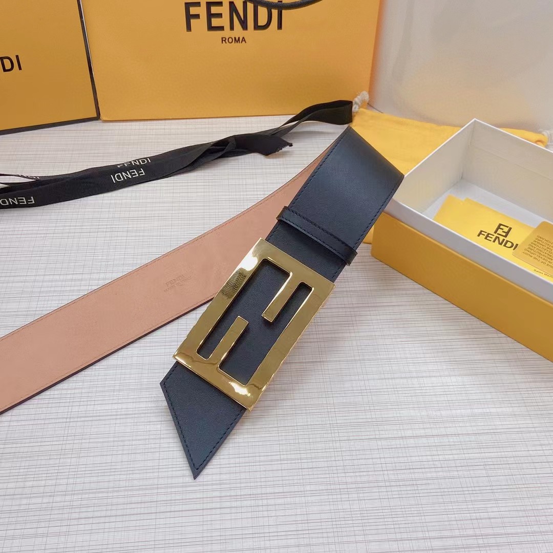 Fendi Leather Belt  60mm - DesignerGu