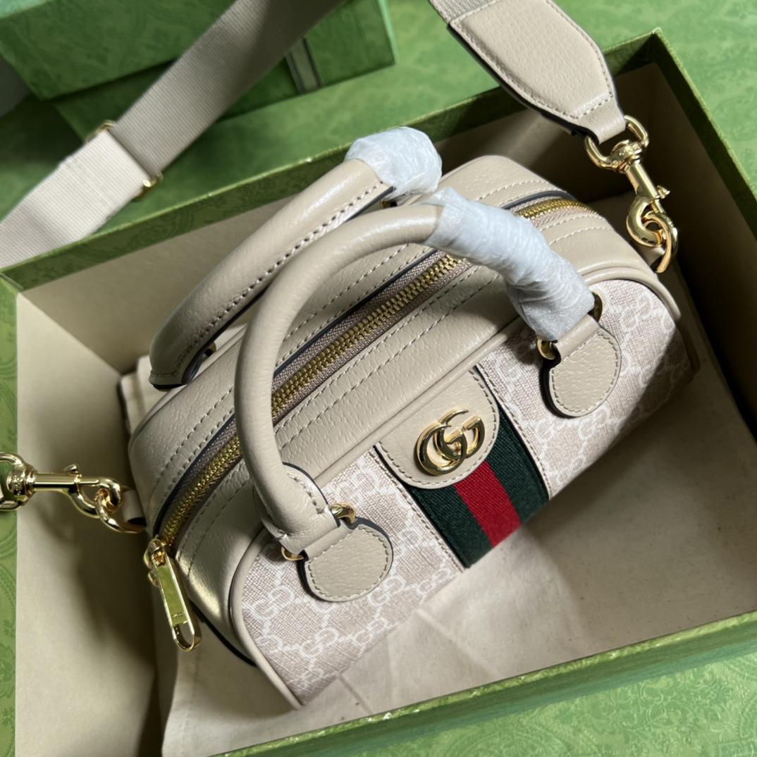 Gucci Ophidia GG Mini Top Handle Bag(21-12-10cm) - DesignerGu