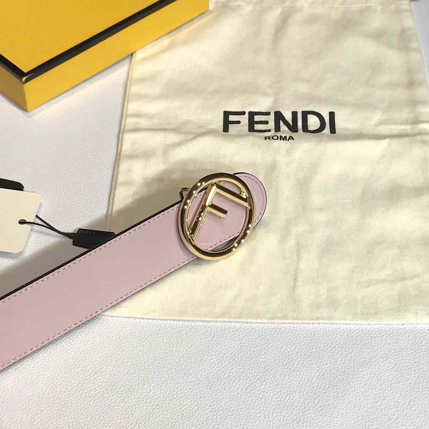 Fendi Black Leather Belt - DesignerGu