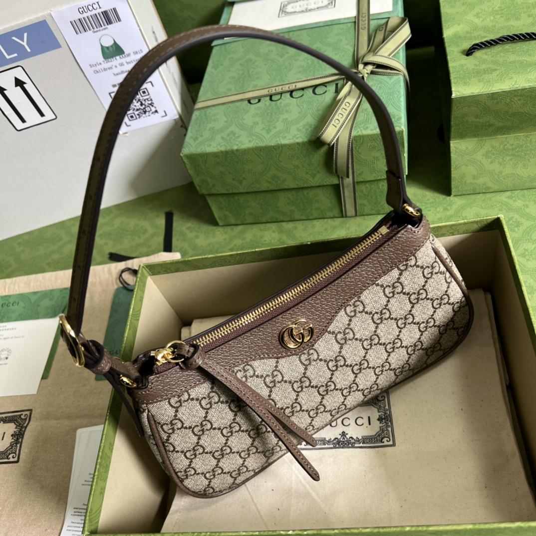 Gucci Ophidia GG Small Handbag(25*15*6.5cm) - DesignerGu