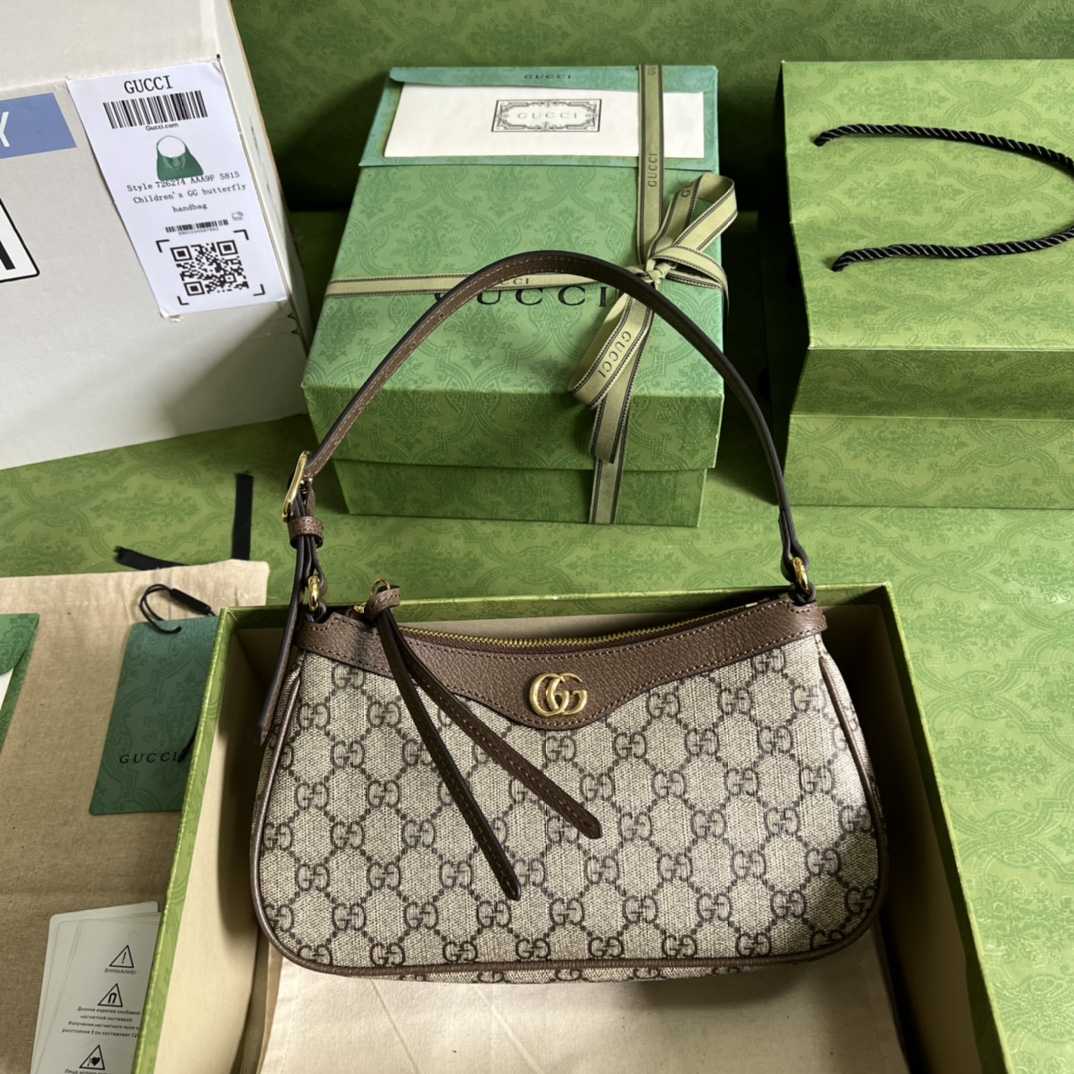 Gucci Ophidia GG Small Handbag(25*15*6.5cm) - DesignerGu