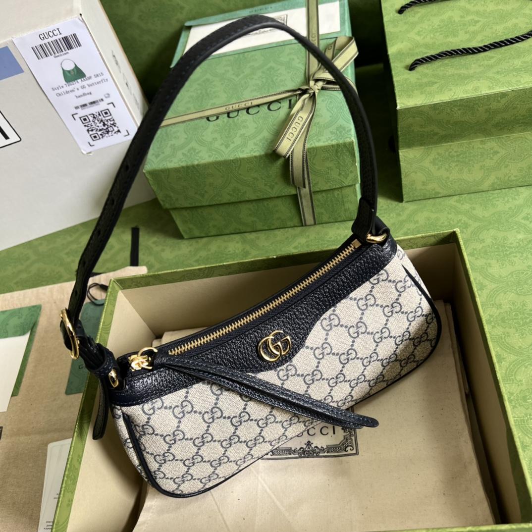 Gucci Ophidia GG Small Handbag(25*15*6.5cm) - DesignerGu