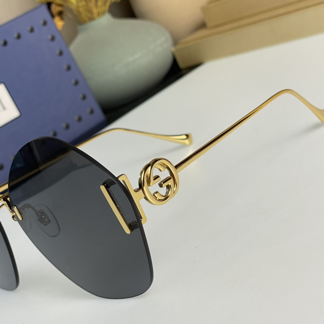 Gucci Geometric-Frame Sunglasses    GG1203S - DesignerGu