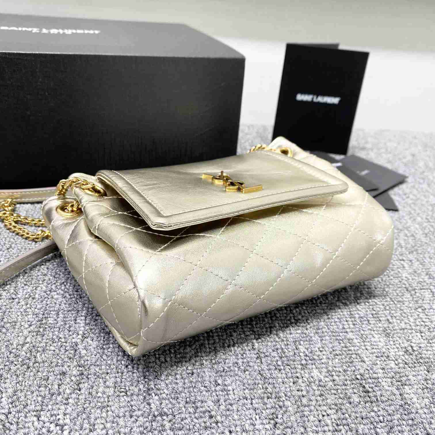 Saint Laurent Mini Nolita In Lambskin - DesignerGu