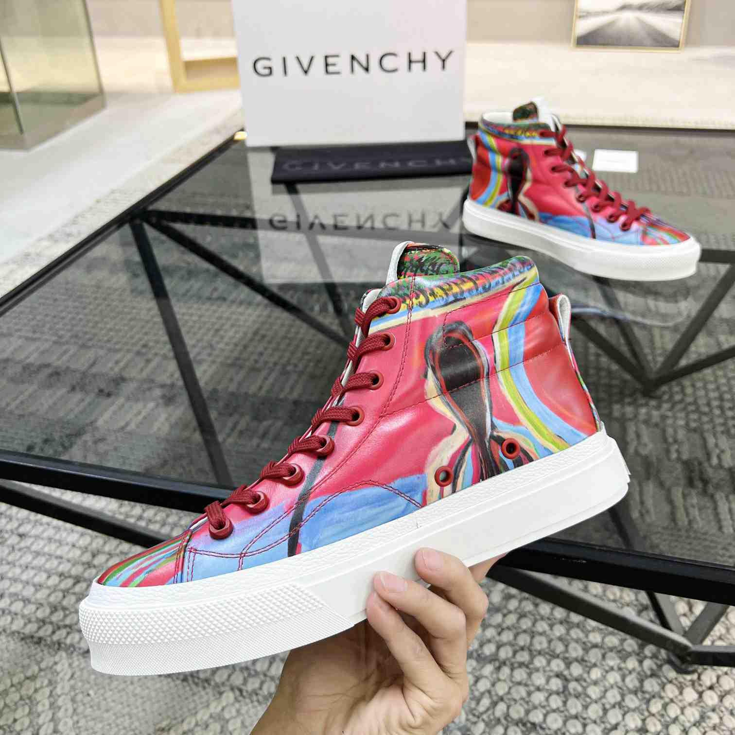 Givenchy City High Top Sneaker - DesignerGu