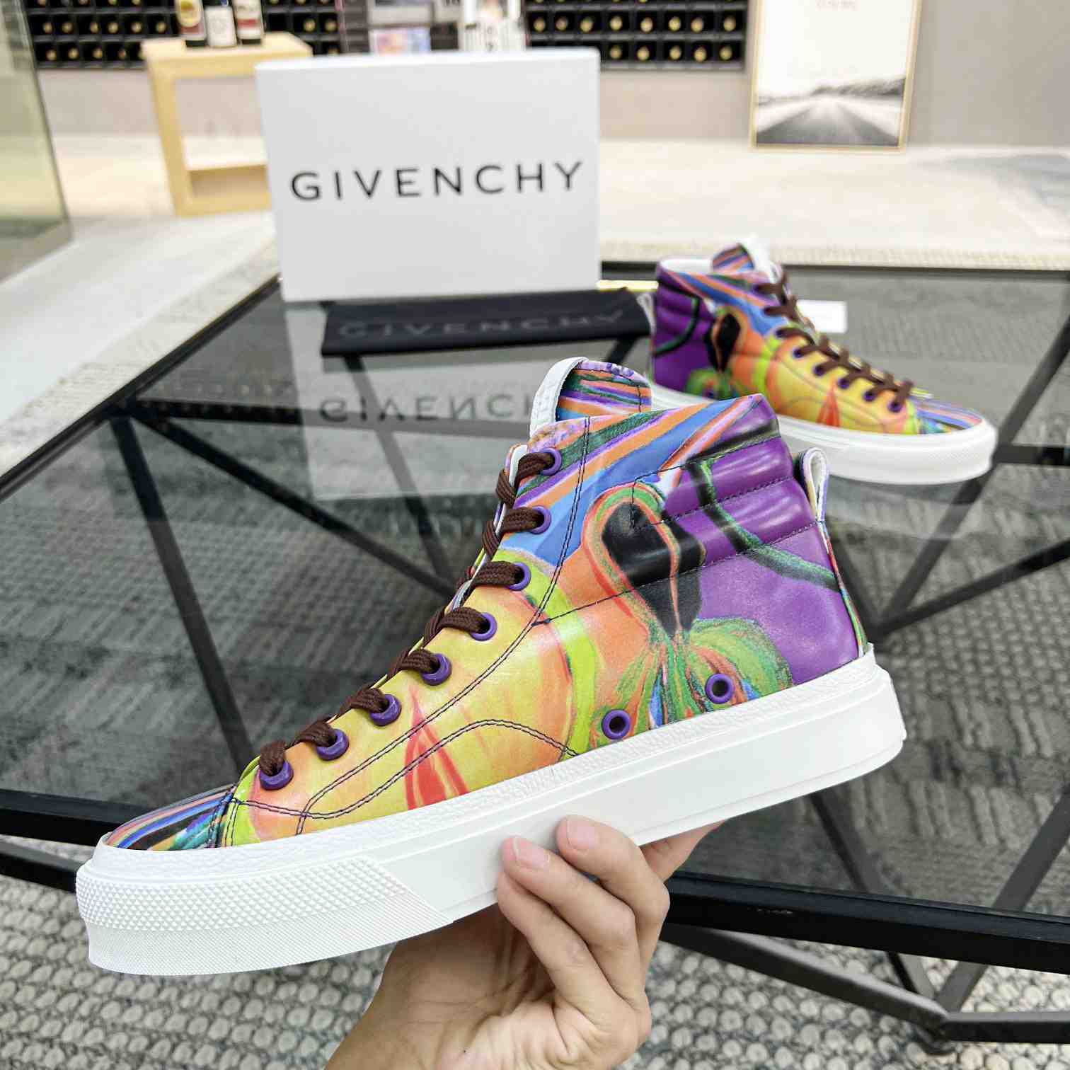 Givenchy City High Top Sneaker - DesignerGu