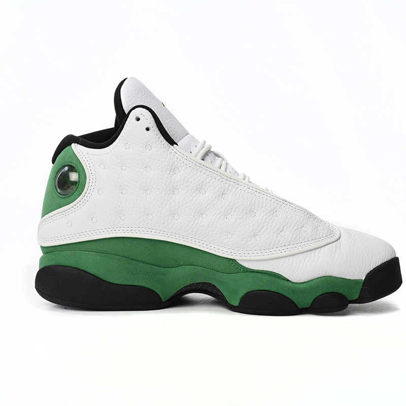 Air Jordan 13 Retro White Green Sneakers      DB6536-113 - DesignerGu