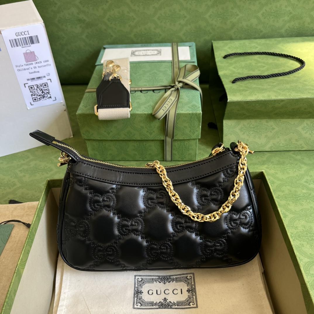 Gucci GG Matelassé Handbag(25-15-8cm) - DesignerGu