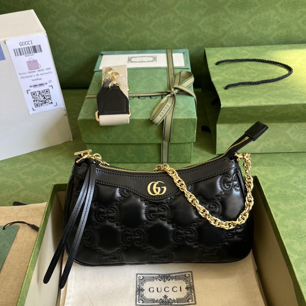 Gucci GG Matelassé Handbag(25-15-8cm) - DesignerGu