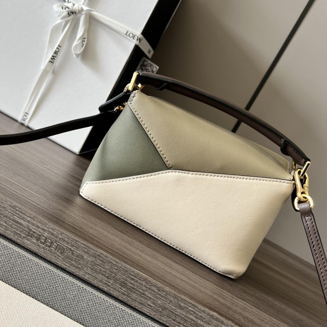 Loewe Mini Puzzle Edge In Nappa Calfskin - DesignerGu