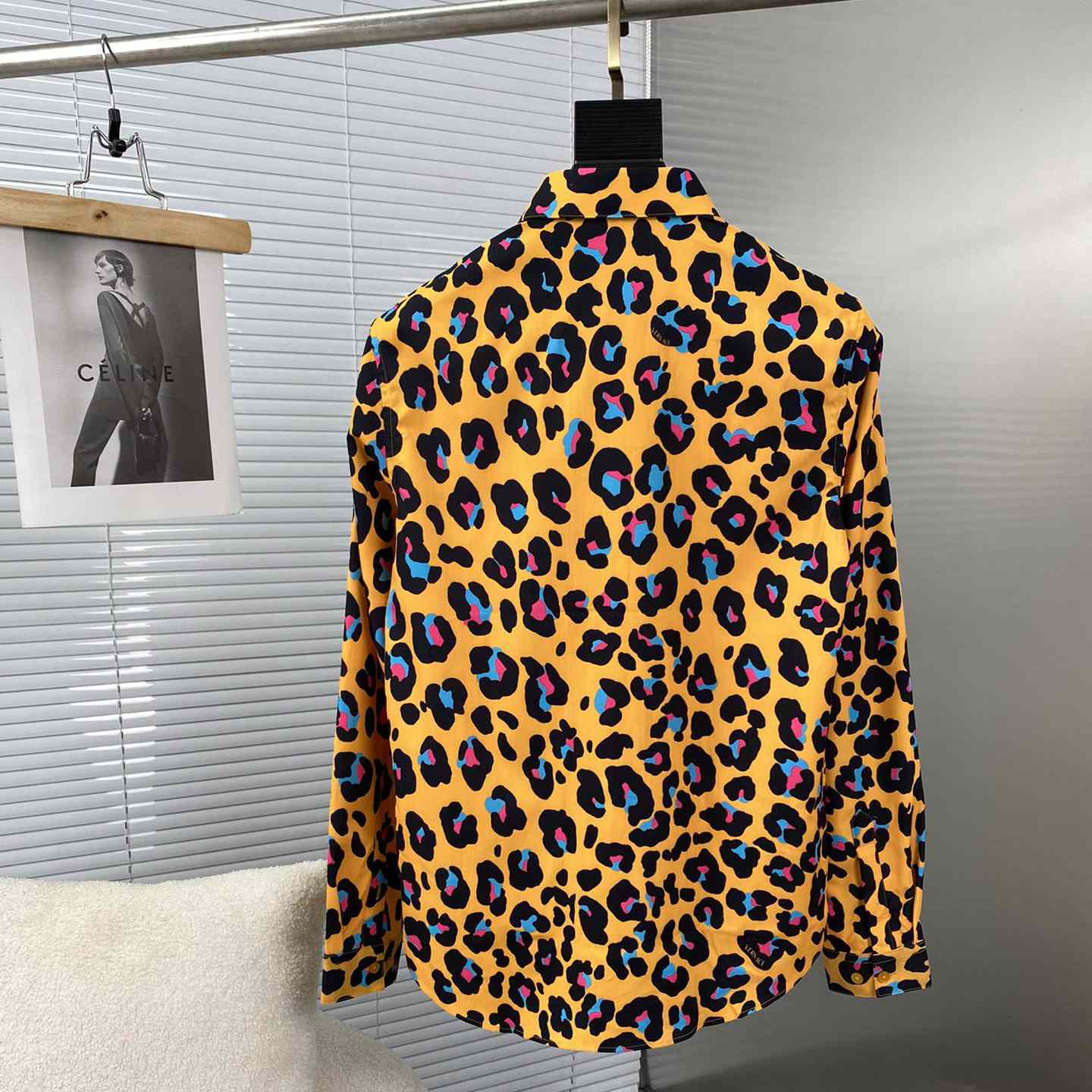 Versace Daisy Leopard Shirt - DesignerGu