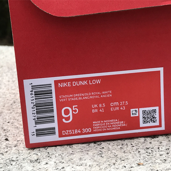 Nike Dunk Low “Foam Finger” Sneaker       DZ5184-300 - DesignerGu