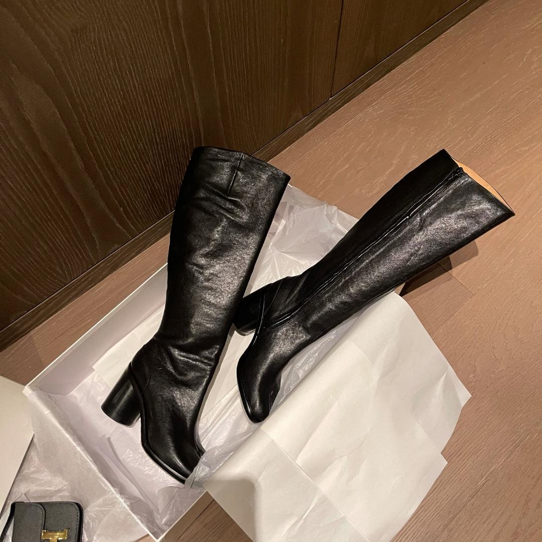 Maison Margiela Tabi 80mm Knee-High Boots - DesignerGu