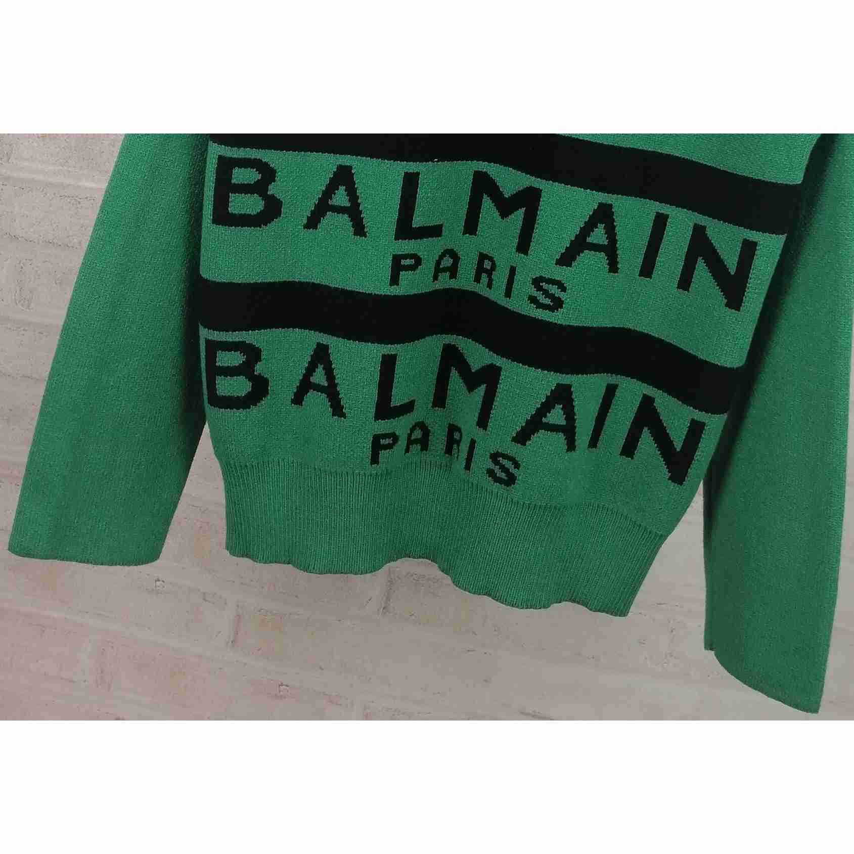 Balmain Wool-blend Crew-neck Sweater - DesignerGu