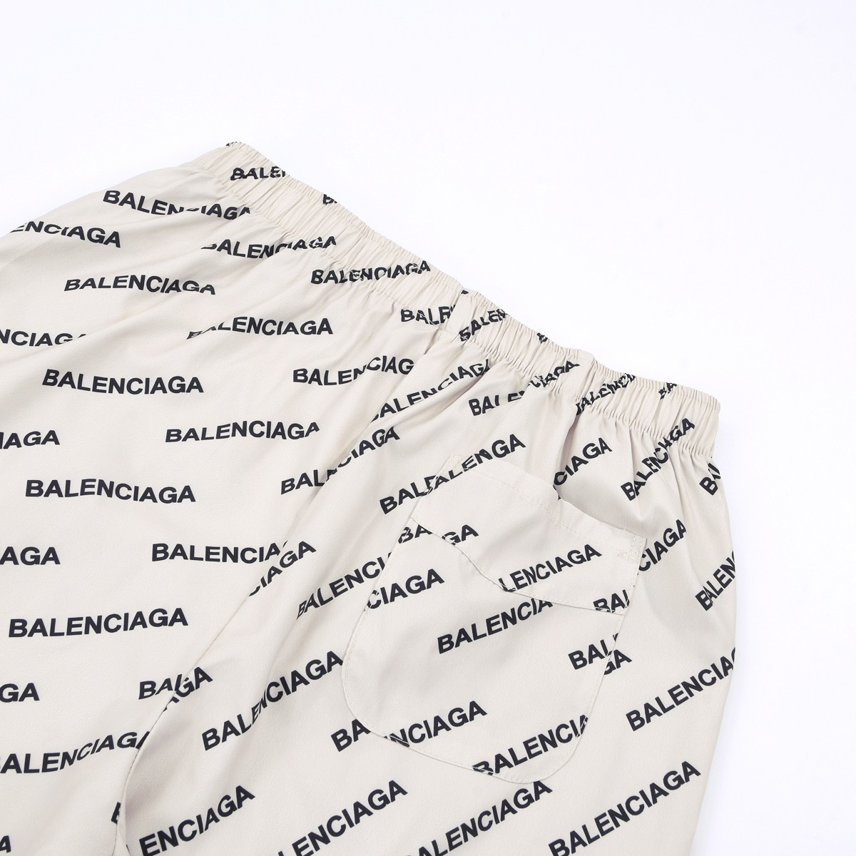 Balenciaga Logo Print Pyjama Trousers - DesignerGu