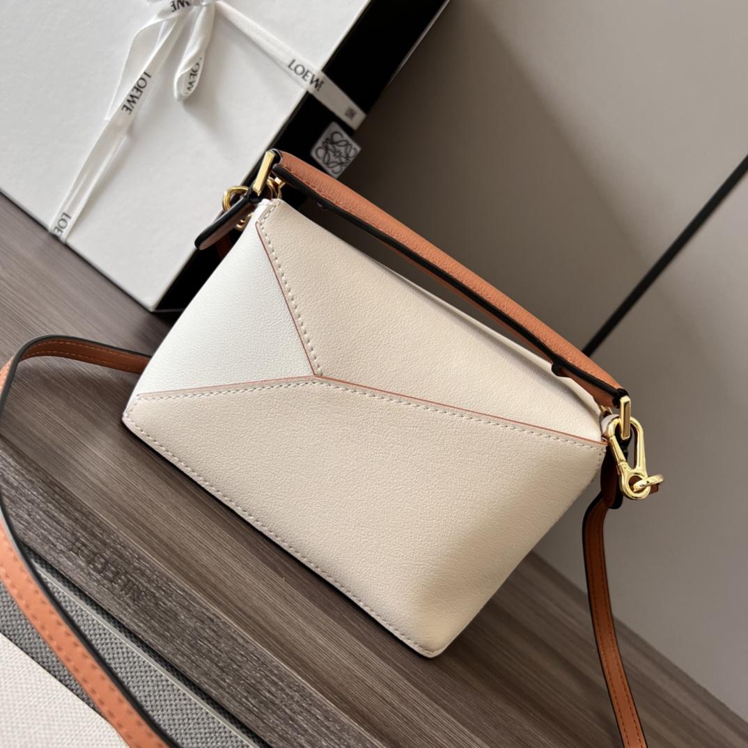 Loewe Mini Puzzle Edge In Nappa Calfskin - DesignerGu