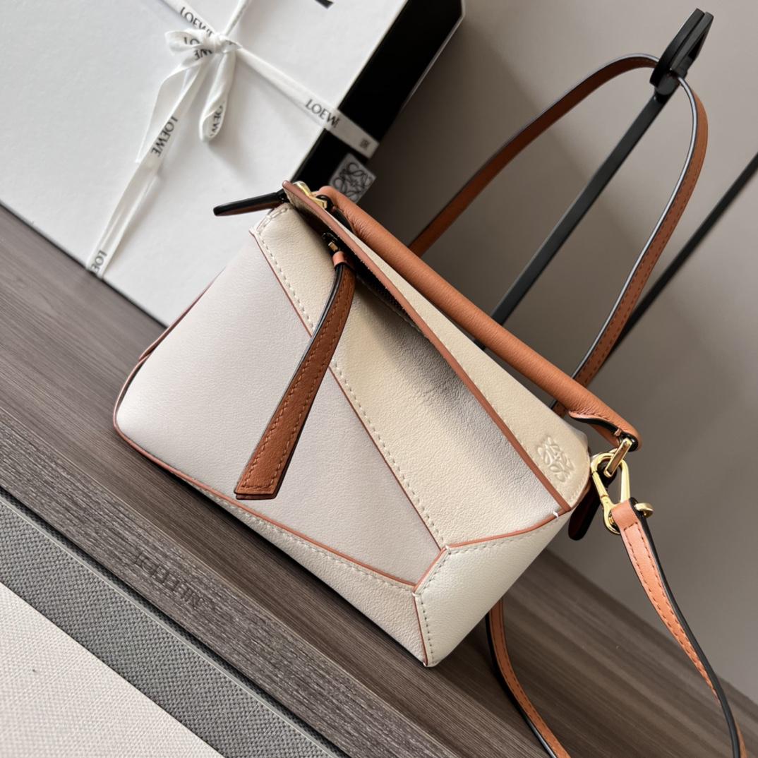 Loewe Mini Puzzle Edge In Nappa Calfskin - DesignerGu