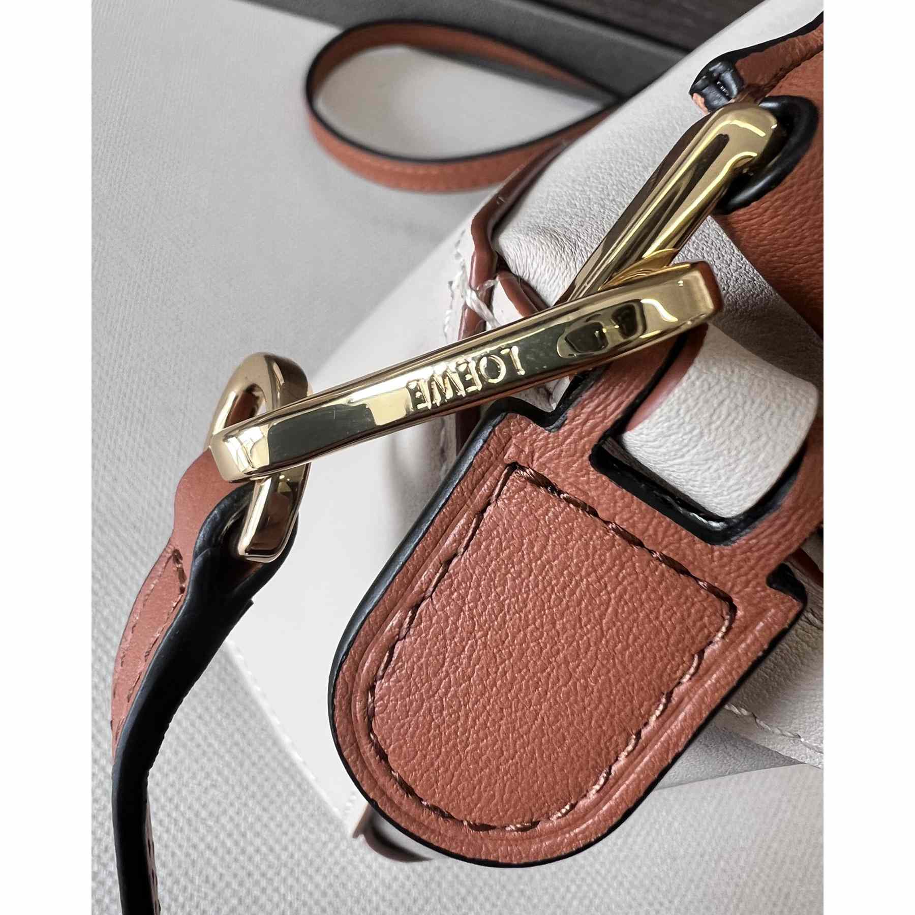 Loewe Mini Puzzle Edge In Nappa Calfskin - DesignerGu