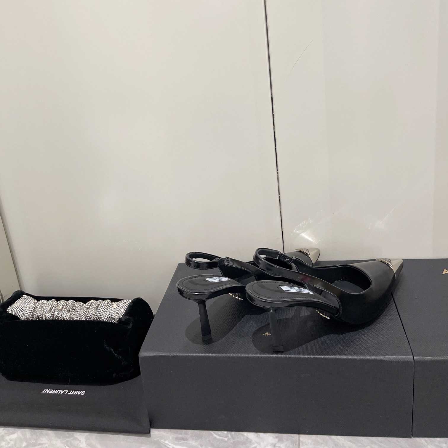 Prada 75mm Slingback Pump - DesignerGu