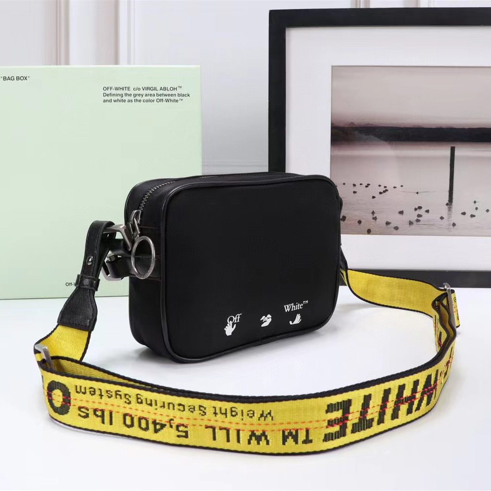 Off white Logo Nylon Crossbody Bag(19-14-5.5cm) - DesignerGu