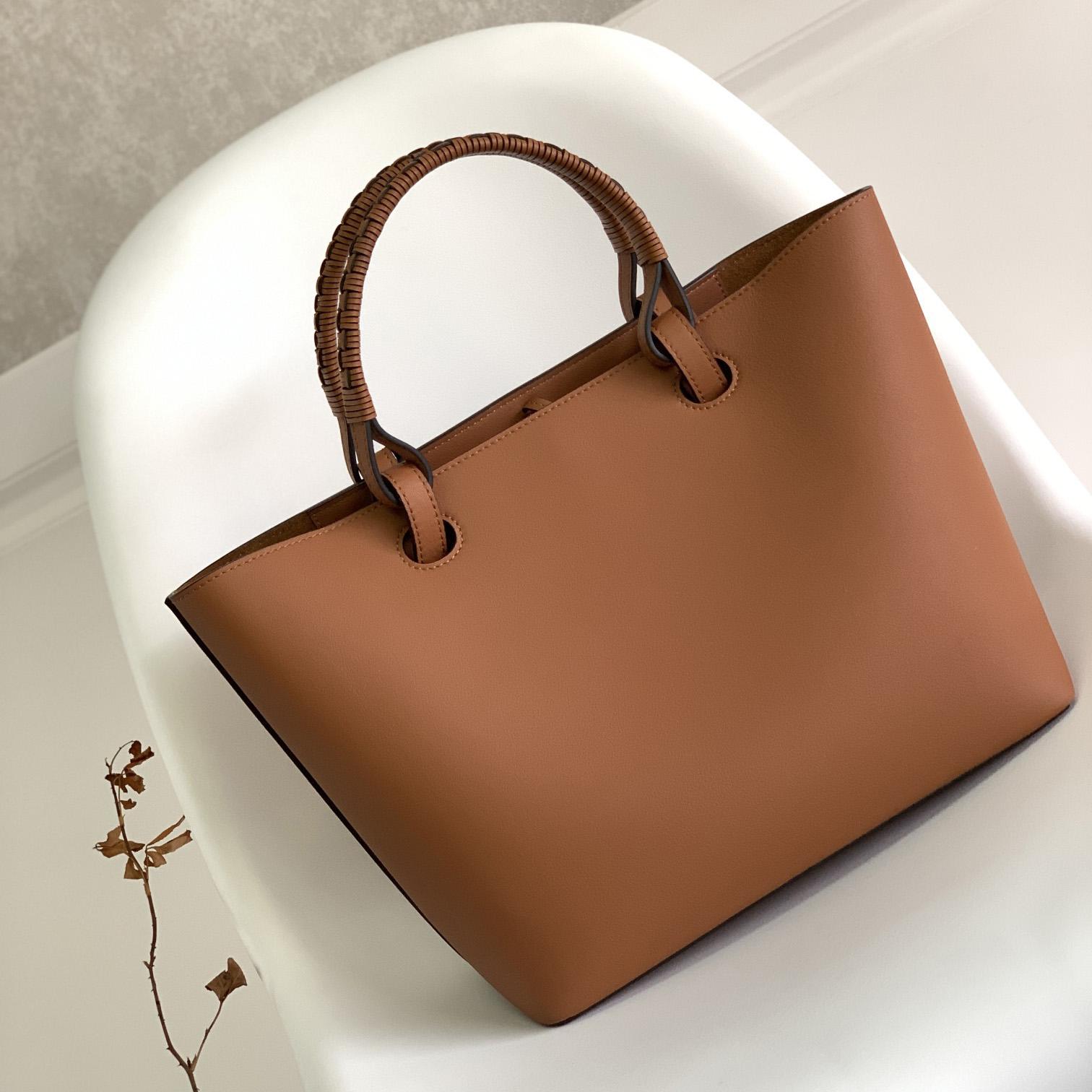 Loewe Small Anagram Tote Bag In Classic Calfskin - DesignerGu