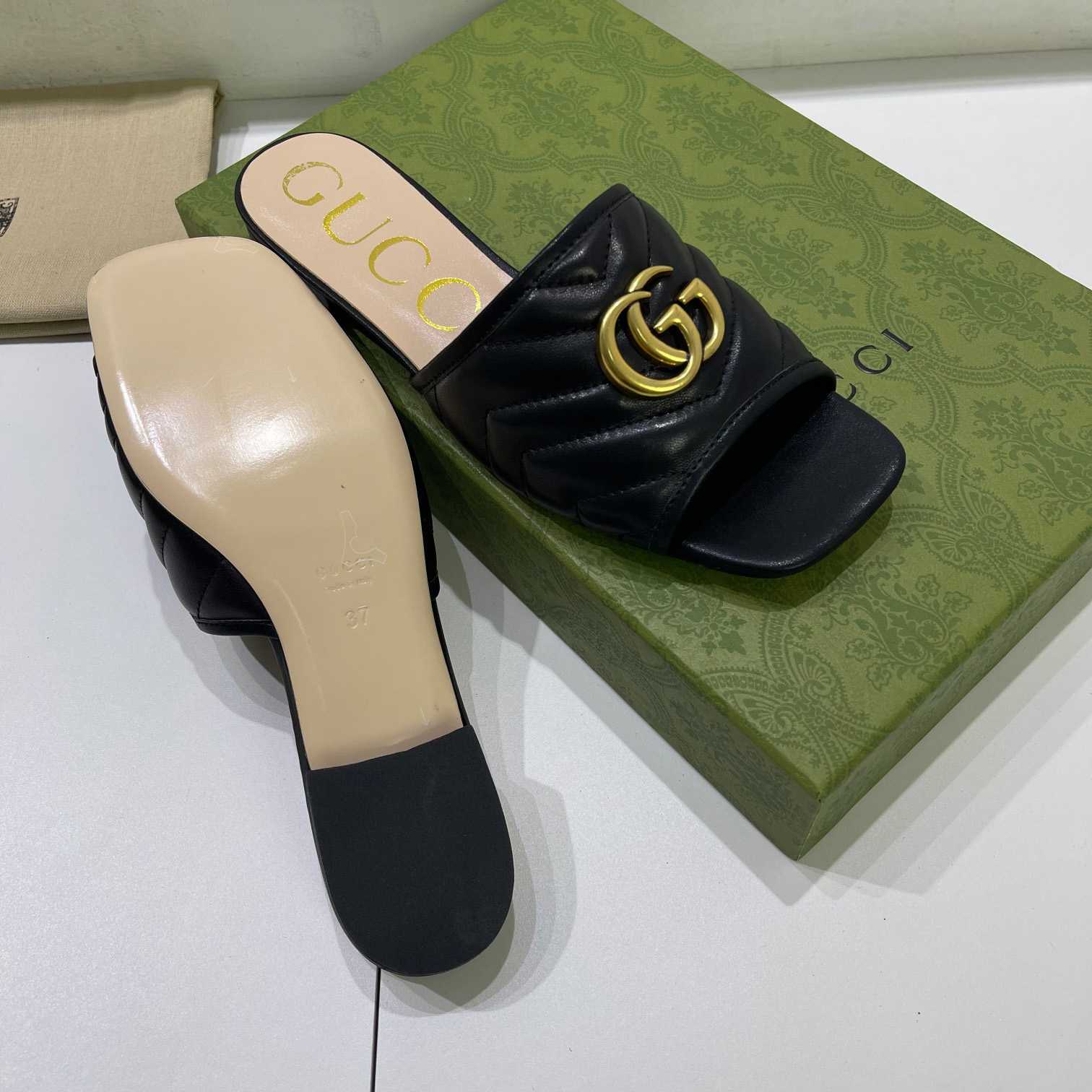 Gucci Women's Slide With Double G - DesignerGu