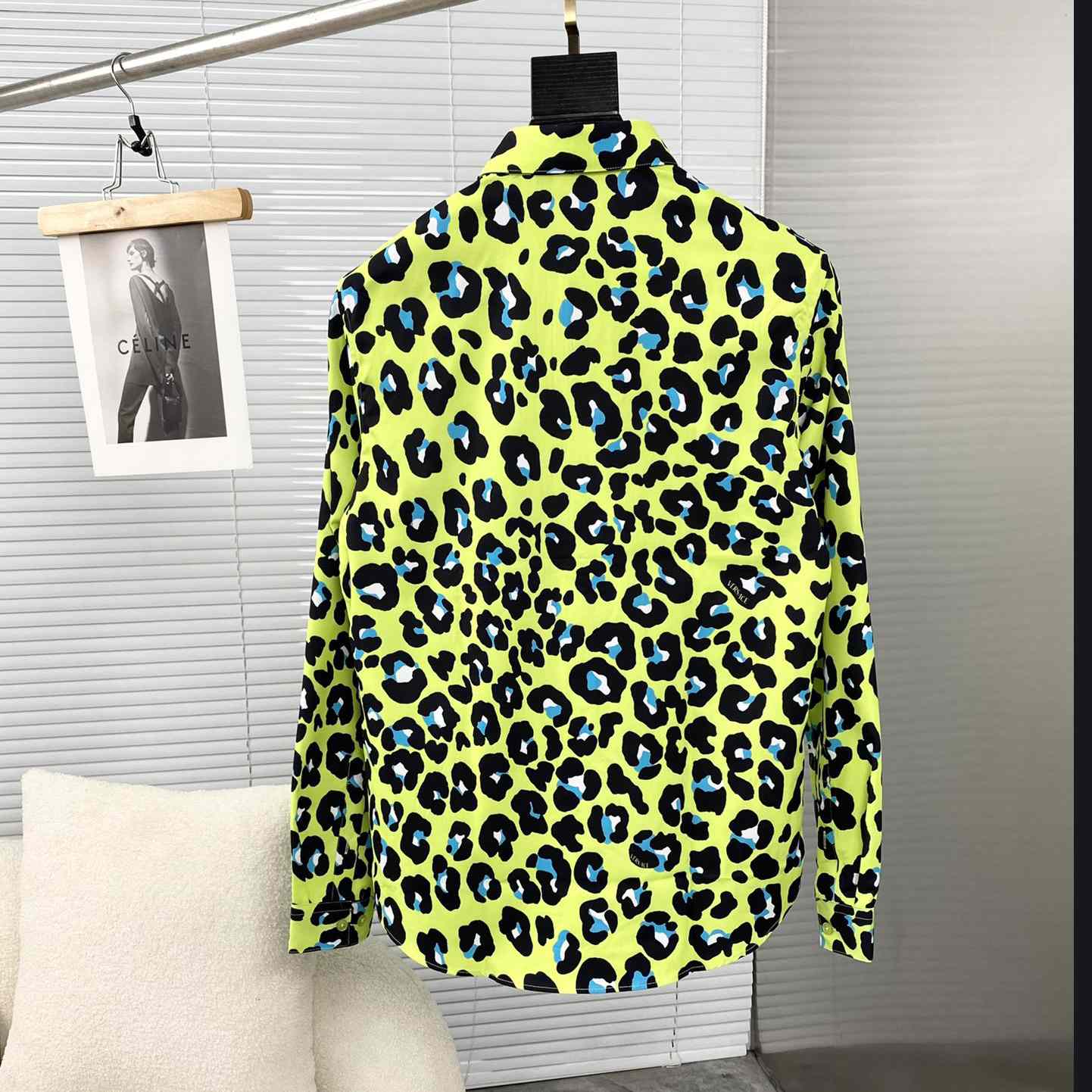 Versace Daisy Leopard Shirt - DesignerGu