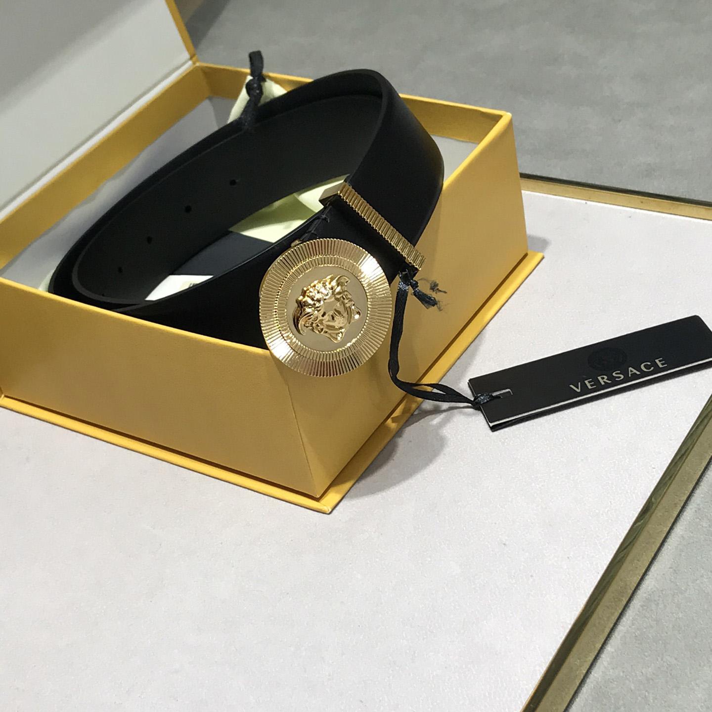 Versace Medusa Leathre Belt 38mm - DesignerGu