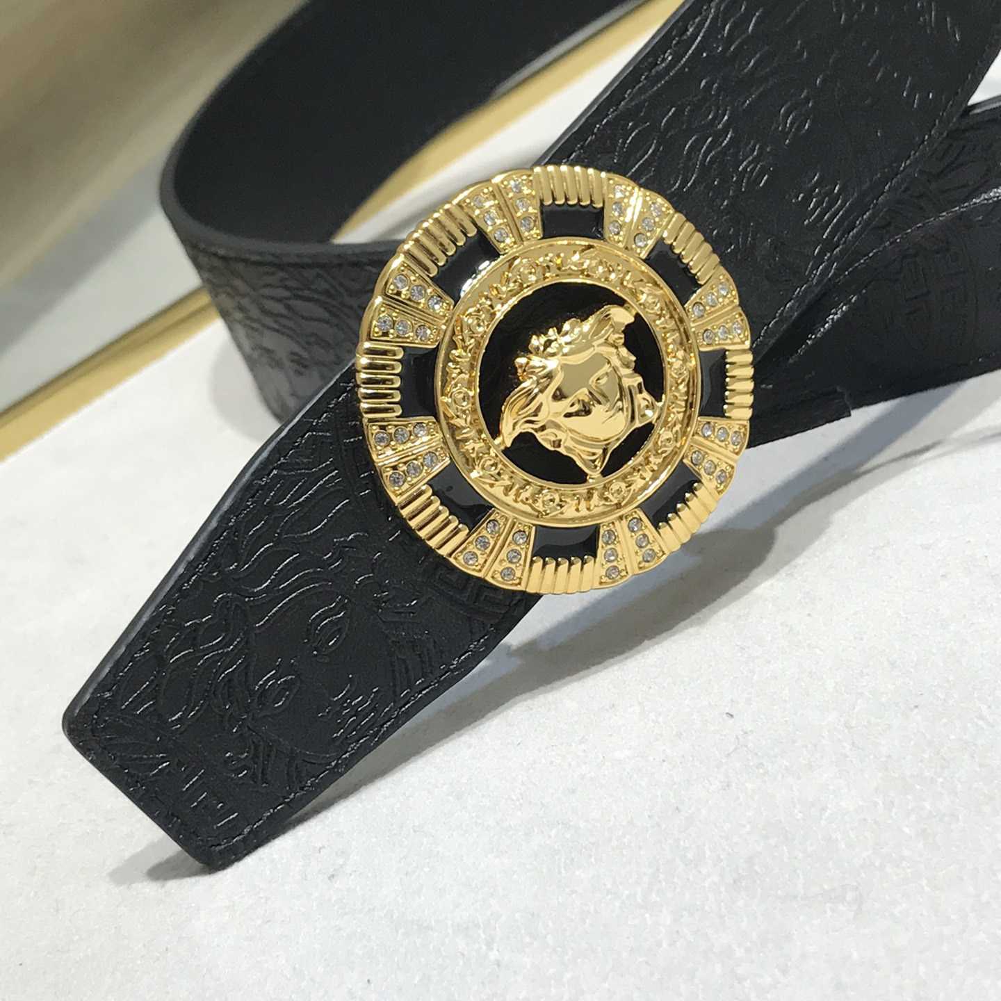 Versace Medusa Leathre Belt    39mm - DesignerGu