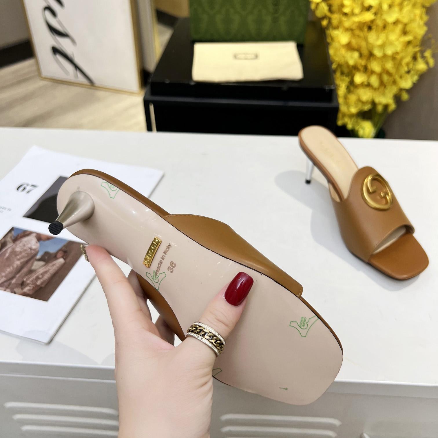 Gucci Blondie Slide Sandal - DesignerGu